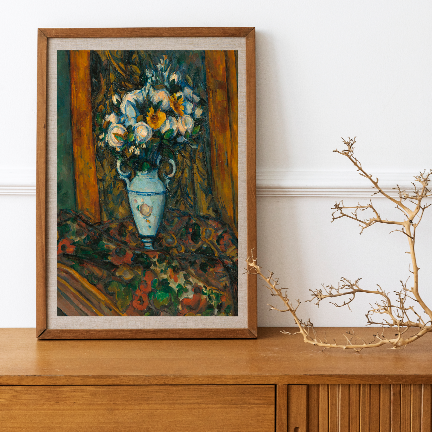 🥀 Vase of Flowers, 1900/1903 - Paul Cézanne - Art print